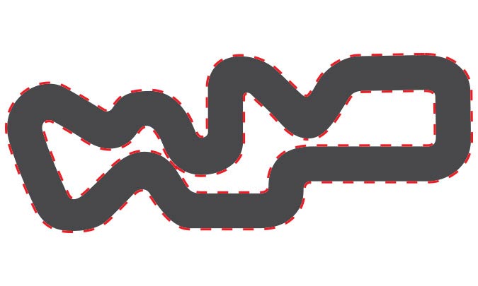 Santa Clara track map