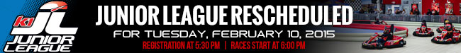 K1 Speed Junior League Rescheduled